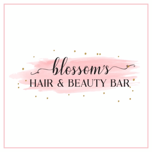 Blossoms hair and beauty bar logo