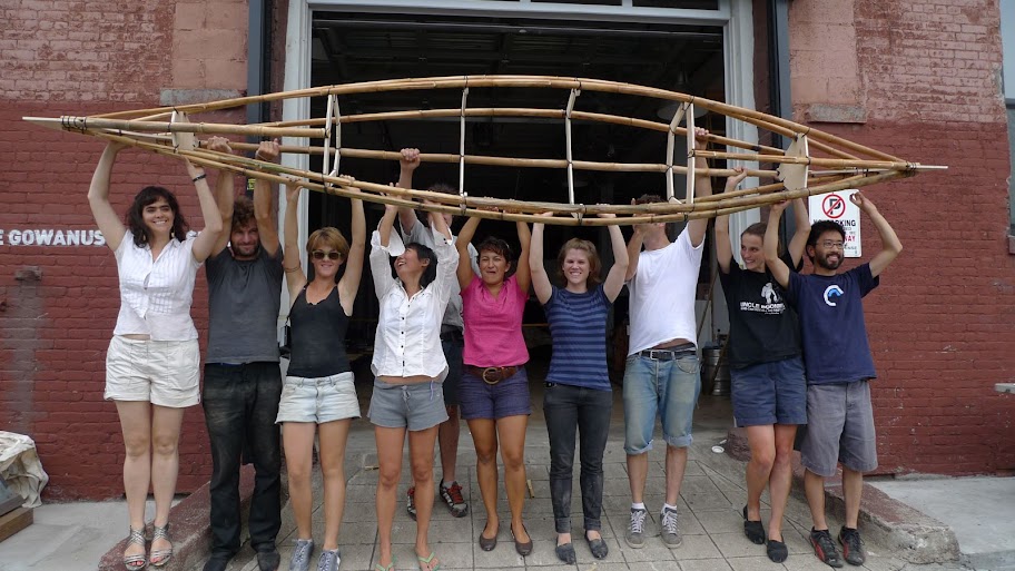 Bamboo Kayak Building Workshop at GSS/SeaWorthy | www.thefreeseas.org