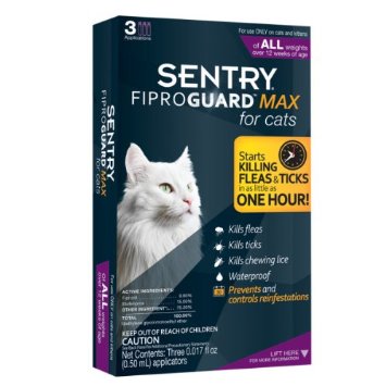  Sentry Fiproguard Max for Cats All Weights Over 12 Weeks Old