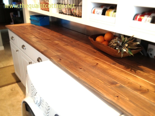DIY Laundry Room Countertop Chic Little House