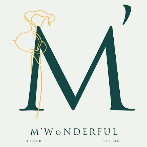 M Wonderful Florist logo