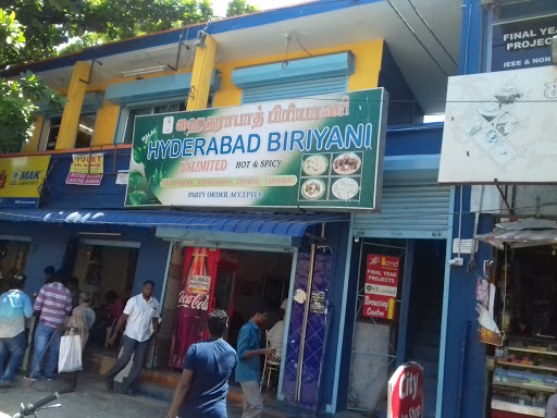 Hyderabad Biryani, Gokhale St, Peranaidu Layout, Gandipuram, Coimbatore, Tamil Nadu 641009, India, Hyderabadi_Restaurant, state TN