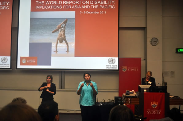 Philippines attend World Disability Report Symposium in Australia