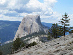 Another view of Half Dome, on the way back.