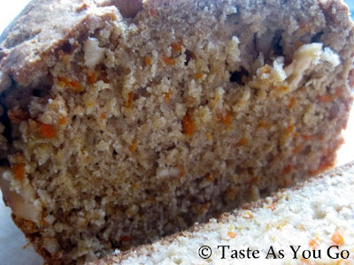 Cinnamon Carrot Cashew Bread - Photo by Michelle Judd of Taste As You Go