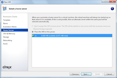 Importar mquina virtual a Citrix XenServer desde fichero xva exportado