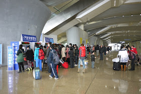 automatic train ticket machines at Guangzhou South Train Station