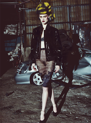 Givenchy, otoño invierno 2011 (editorial moda en Interview)