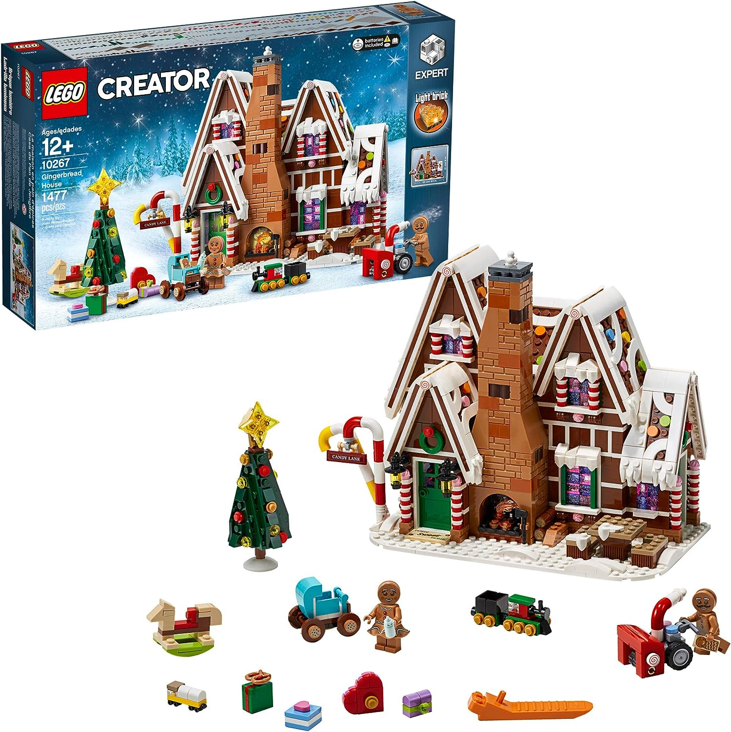 gingerbread house lego set