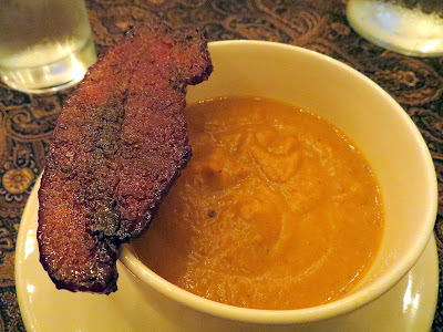 Bengali Butternut Squash Bisque Ruchikala: Art of Taste Spring Pop-up Dinner Holi Kusama Rao