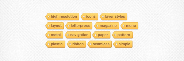Beautiful Tags For a Website Using Only CSS
