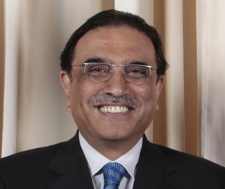 Pakistan's President Asif Ali Zardari