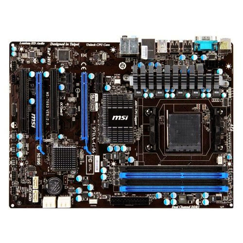  MSI Computer Corp. Motherboard North Bridge AMD 970  &  South Bridge AMD SB950 Chipset ATX DDR3 800 AMD AM3+ Motherboards (970A-G46)