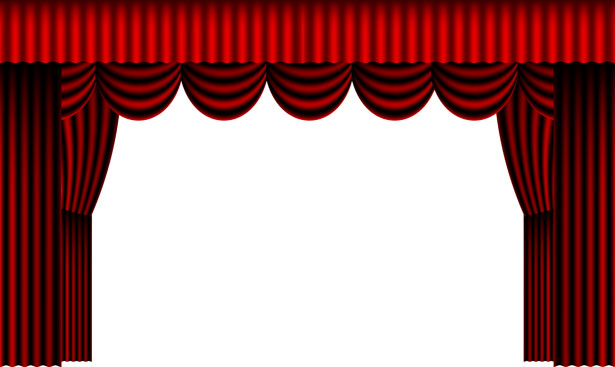 Red Theater Curtains Free ...