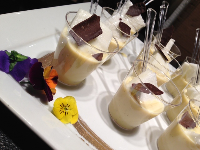 Miniature Floating Island, French Vanilla cream by Art Of Cooking LLC Caterer and event planner in Las Vegas NV