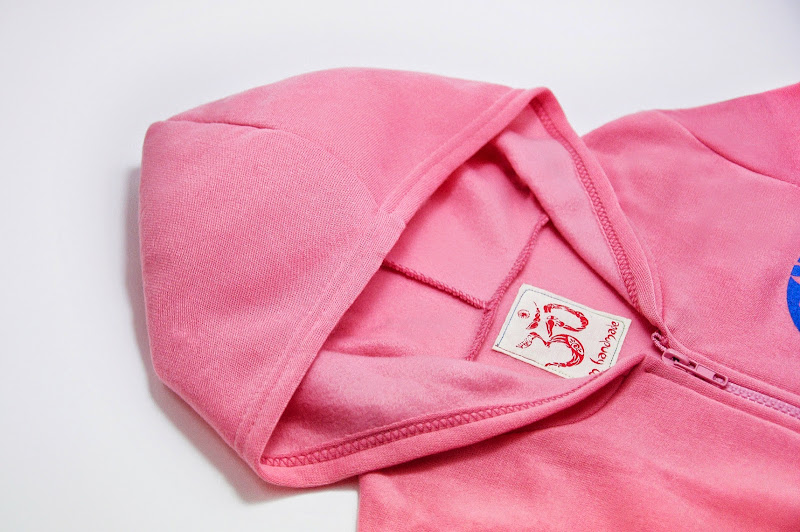 Hooded Jacket bristles feel - Nepal Ladybug (Pink) - Women's Casual & Functional Jackets - Cotton & Hemp Pink