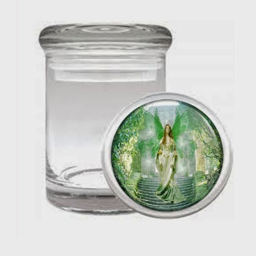  Odorless Air Tight Medical Glass Jar Fairies Design-002