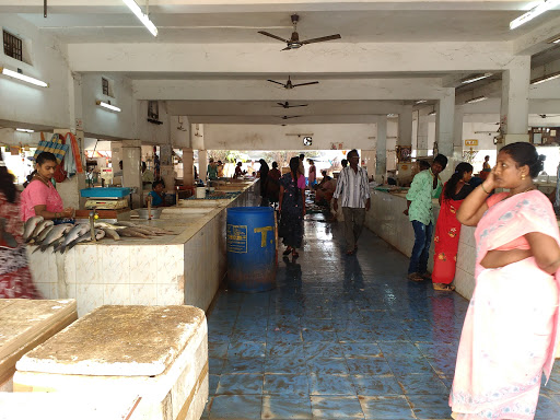 Fish Market, Pedda Bazaar Rd, Santhi Nagar, Nellore, Andhra Pradesh 524001, India, Fishing_shop, state AP
