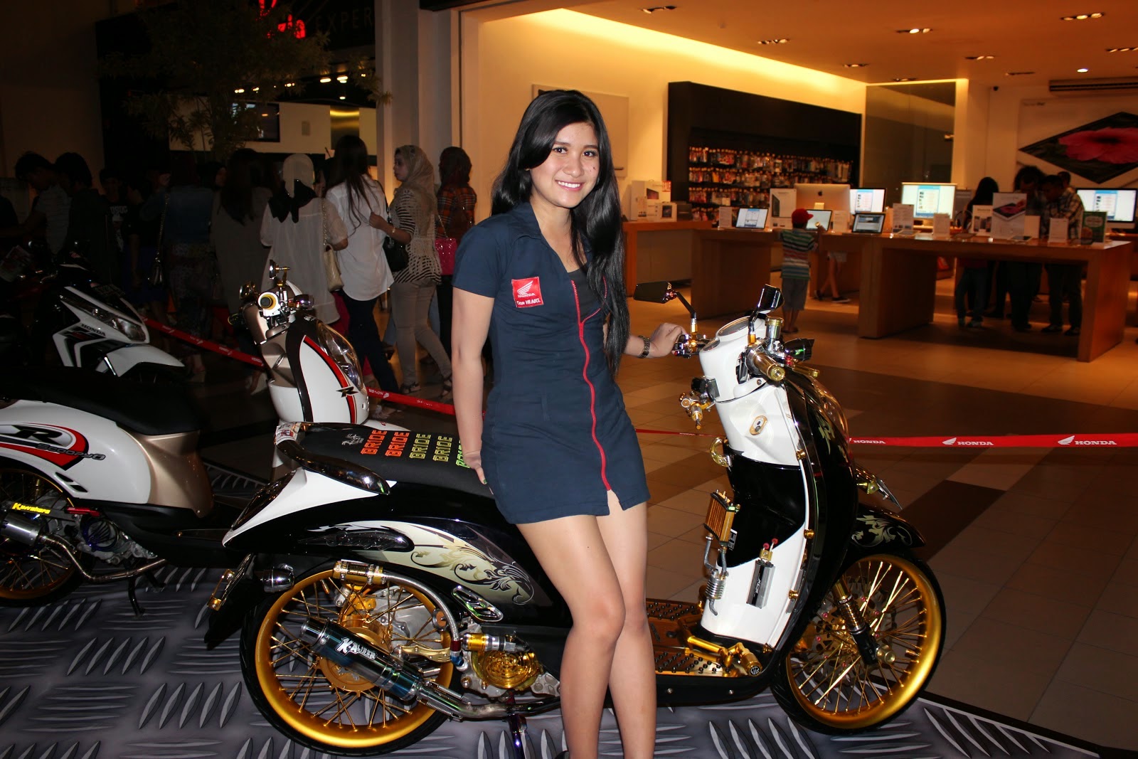 modifikasi motor scoopy terbaru