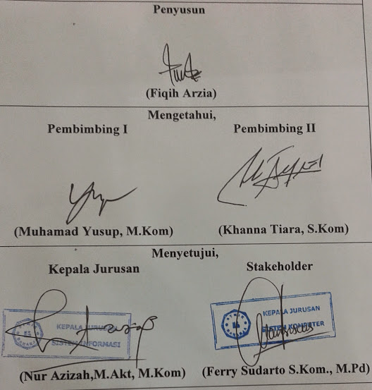 Posisi Mengetahui Dan Menyetujui Dalam Surat - Kumpulan 