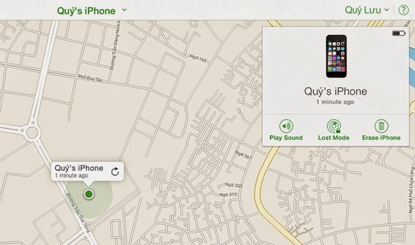 Hướng dẫn tìm lại iPhone thất lạc bằng Find My iPhone