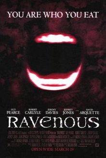 Ravenous (1999) Horror movies based on true stories