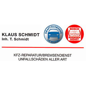 KfZ-Meisterbetrieb Klaus Schmidt e.K. T. Schmidt logo