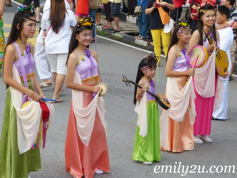Nine Emperor Gods street procession Ipoh