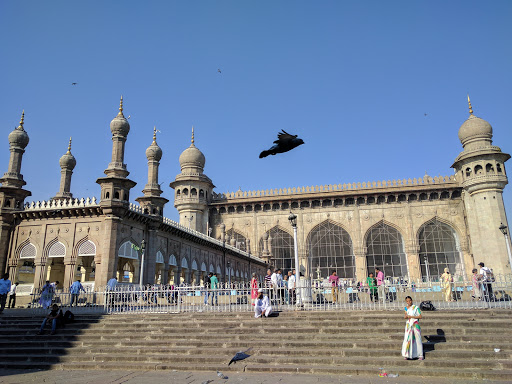 Mecca Masjid, Near Charminar, Ghansi Bazaar, Hyderabad, Telangana 500002, India, Religious_Destination, state TS