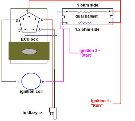 78 Dodge D150 318 dual ballast wiring diagram. - DodgeForum.com