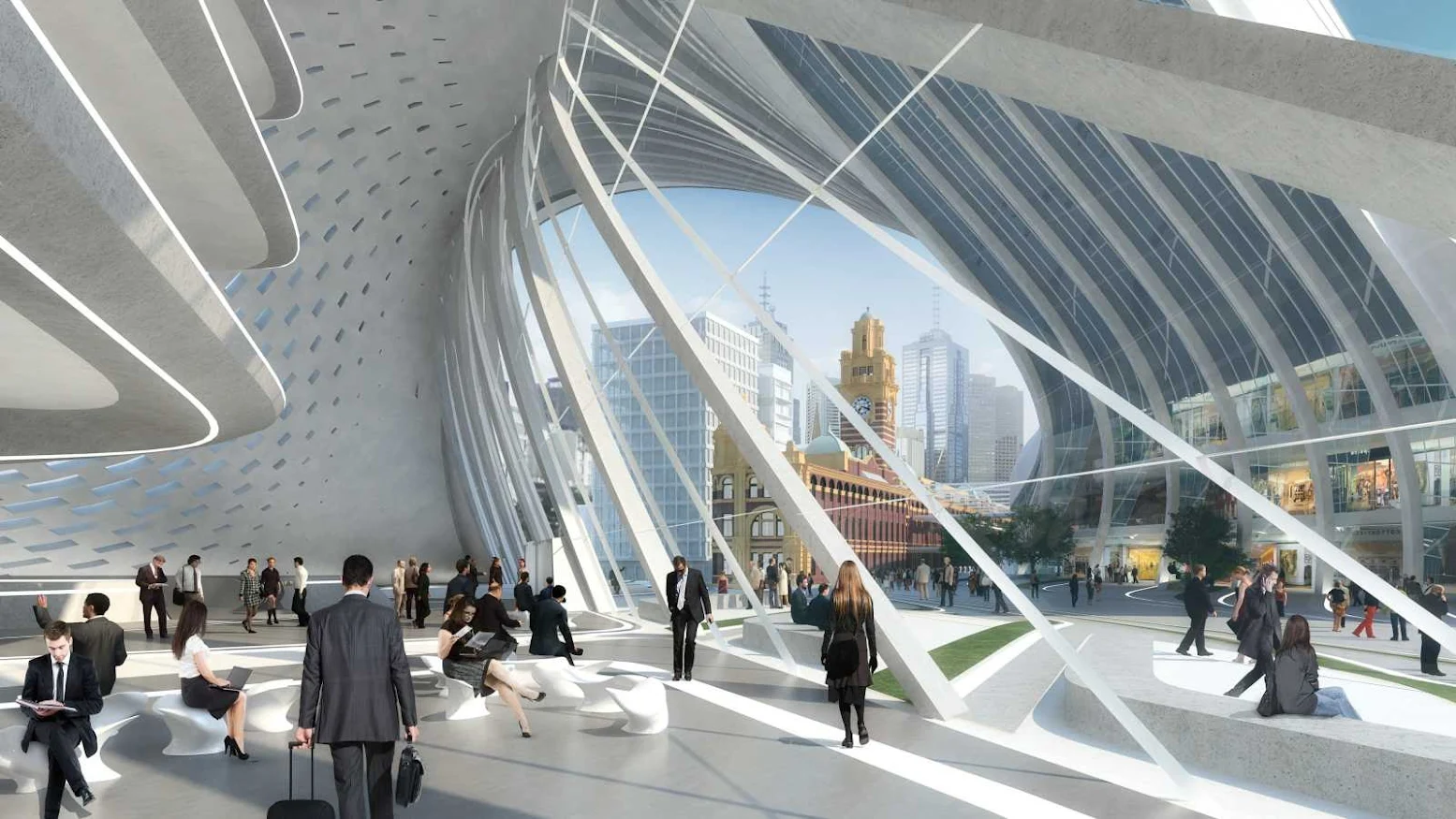 01-Flinders-Street-Station-Design-Competition-by-Zaha-Hadid+BVN-Architecture