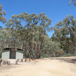 One of the toilets at Pinch River Camping area