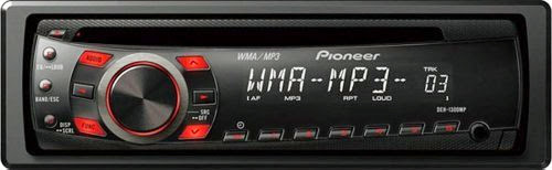  Pioneer DEH-1300MP CD Receiver with MP3/WMA Playback and Remote Control
