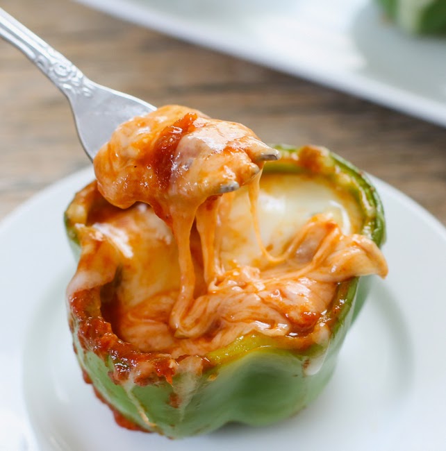 photo of a fork dipping into the pepper