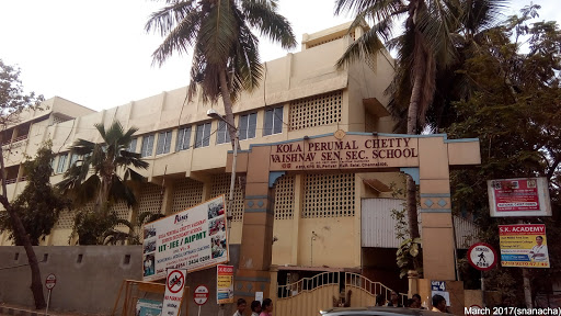 Kola Perumal Chetty Vaishnav Senior Secondary School, 815, Kola Perumal School Street, Periyar E.V.R. Salai, Gokul Bagh, Arumbakkam, Chennai, Tamil Nadu 600106, India, Secondary_School, state TN