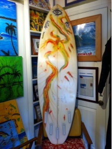 Surfboard review using future fins with a five fin set up on a 6'2 shortboard