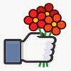 Flowers Facebook sticker