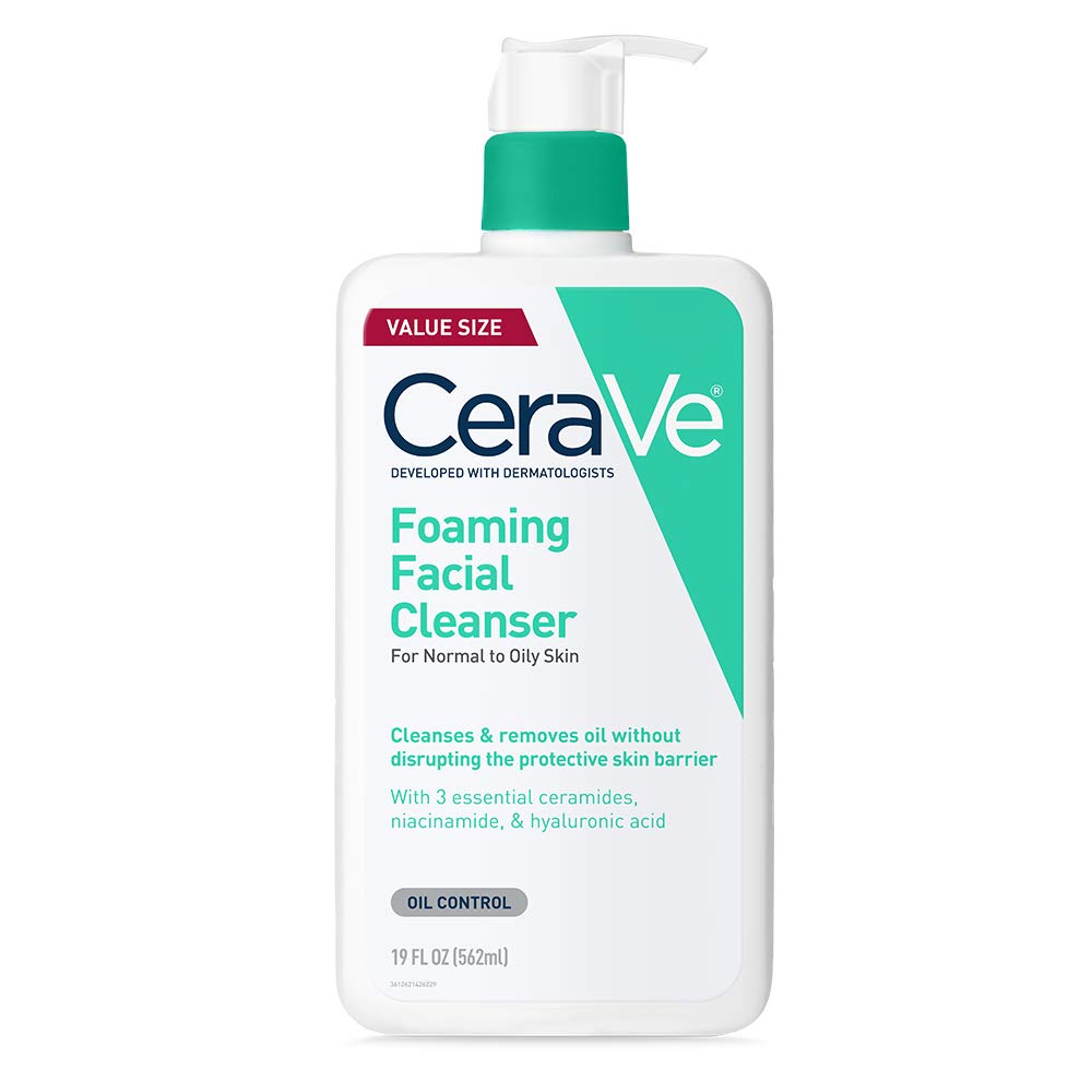  Cerave Foaming Facial Cleanser For Normal To Oily Skin