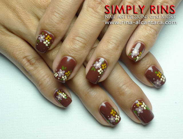 Nail Art Brown For A Wedding