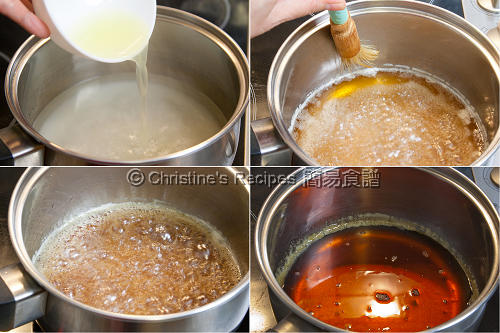 轉化糖漿製作圖 Golden Syrup Procedures
