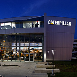 Caterpillar Visitors Center logo