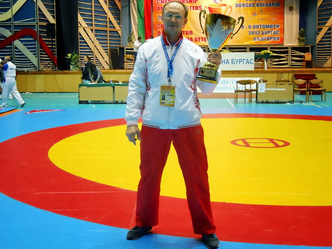 Василий Скуднов на чемпионате мира по самбо в Болгарии