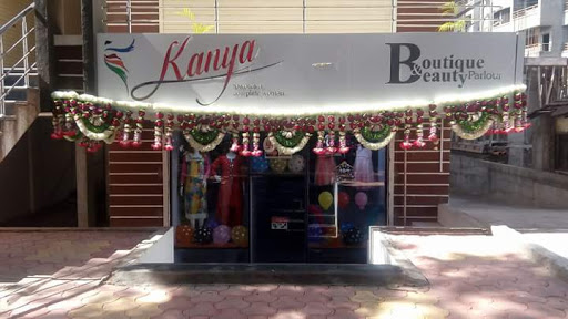 KANYA Boutique & Beauty Parlor, Hiramha Kumbhar Complex, Station Road, Kedgaon, Teh.: Dound, Dist.: Pune-412203, Pune, Maharashtra 412203, India, Boutique, state MH