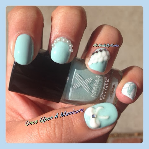 Once Upon A Manicure: Pastel Blue Nails!!