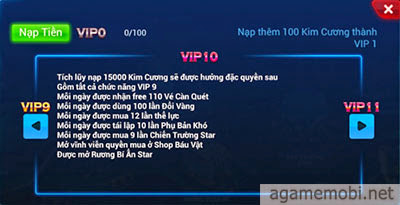 BangBang mobile Lên VIP10 dễ dàng
