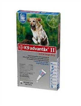  Bayer K9 Advantix II Flea and Tick Drops for Dogs