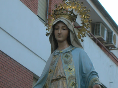 La Virgen de la Medalla Milagrosa de Pozoblanco. Foto: Pozoblanco News, las noticias y la actualidad de Pozoblanco (Córdoba)* www.pozoblanconews.blogspot.com
