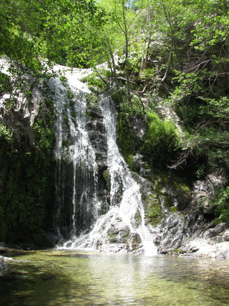 view of the waterfall