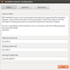 Un editor de ecuaciones LaTeX para LibreOffice en Ubuntu