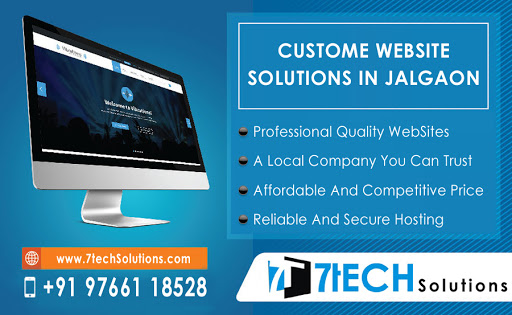 7tech Solutions, 12-A, New B J Market, Jaikisan Wadi, Jalgaon, Maharashtra 425001, India, Website_Designer, state MH